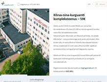 Tablet Screenshot of medicum.ee